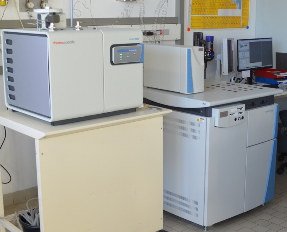 A picture of the FLASH-EA-IRMS setup in the lab.